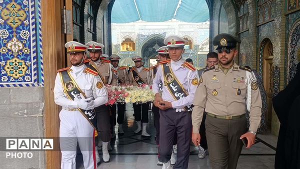 گلباران مزار امیر سپهبد شهید «موسوی» در قم