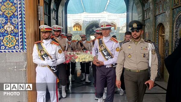 گلباران مزار امیر سپهبد شهید «موسوی» در قم
