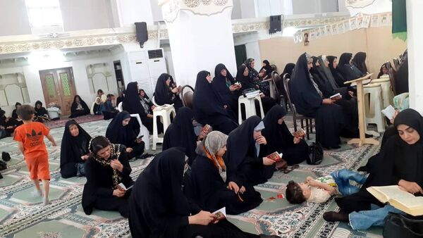 حضور پرشور مردم شهر نیم‌ور در مراسم دعای‌پرفیض عرفه