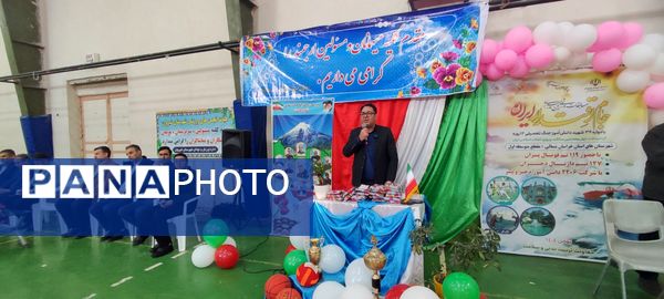 افتتاحیه مسابقات جام اقتدار فوتسال در سالن ۱۳ آبان شهرستان شیروان 