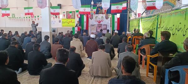 برگزاری باشکوه مراسم حماسه ۹ دی در مصلای مسجد کوهنانی