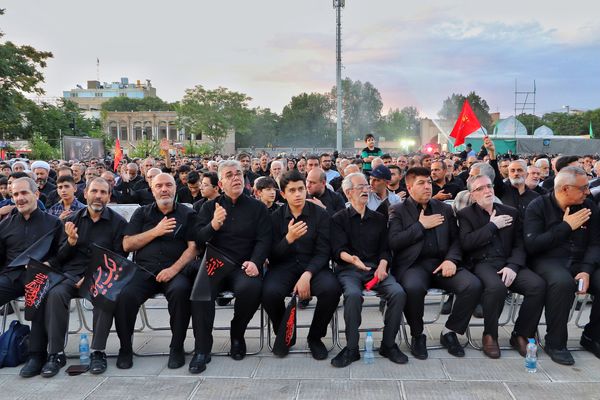 اجتماع دسته‌‌های عزاداری حسینی تبریز