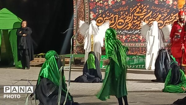 مراسم شبیه خوانی در میدان باغشمال تبریز