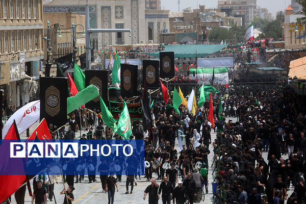 عزاداری تاسوعای حسینی(ع) در حرم حضرت معصومه(س)