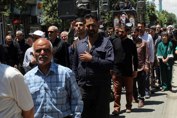 حرکت دسته عزاداری رحلت امام خمینی 