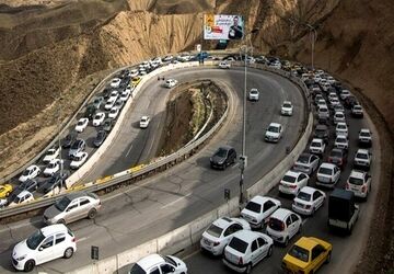 جاده چالوس دوطرفه شد