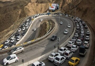 جاده چالوس دوطرفه شد