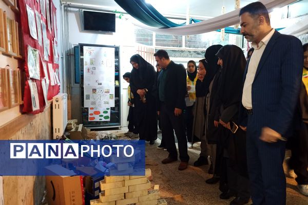 اجرای مانور زلزله در دبیرستان حاج علی اکبر گراشی ناحیه 3 شیراز