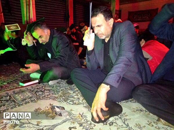 چلیچه در شب قدر غرق نور و نیایش شد