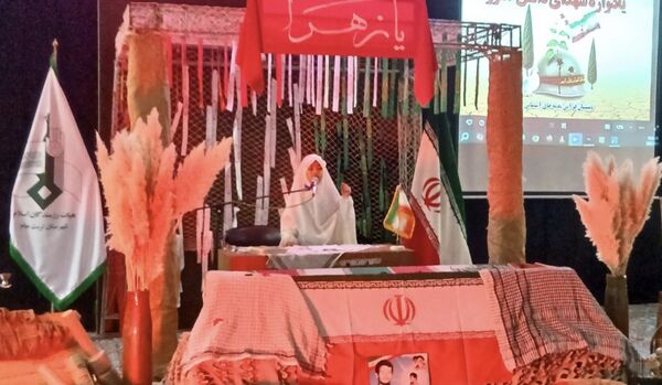 مراسم باشکوه یادبود شهدای ۱۲ روزه در شهرستان تربت جام