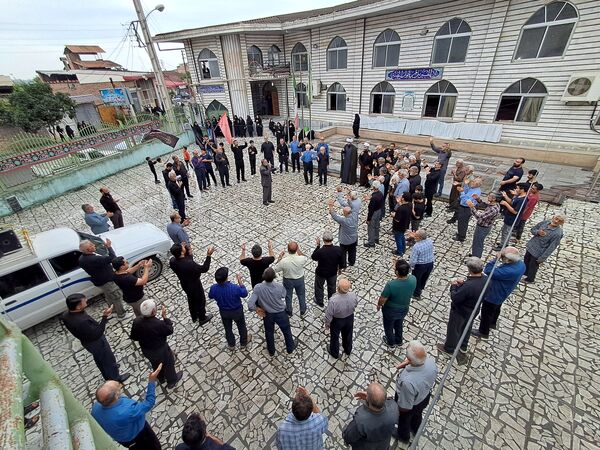 پیاده‌روی جاماندگان اربعین در قائمشهر 