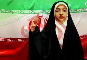 رجز خوانی دختری از تبار ایران برای صهیون