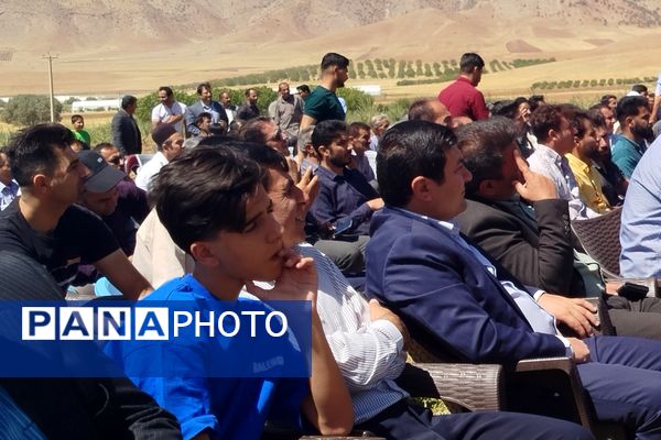 آیین کلنگ زنی پروژه آب چشمه سفید در خانمیرزا