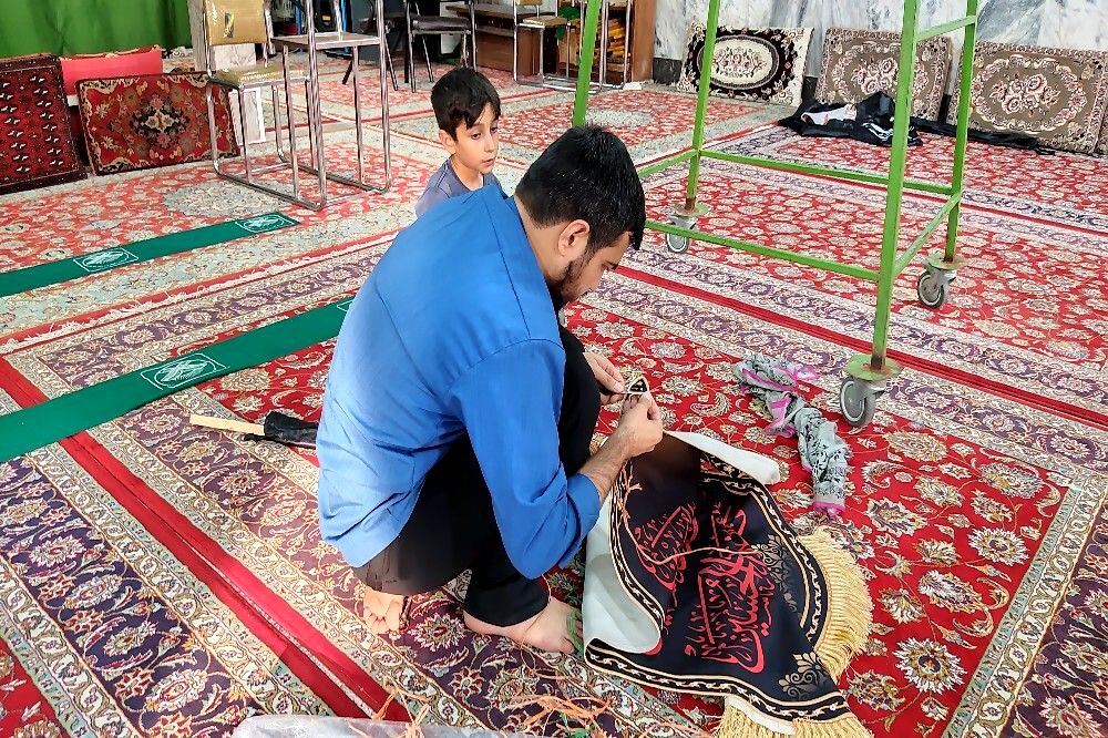 شهر بار، رنگ بوی محرم گرفت برای خون خدا