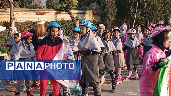 برگزاری المپیاد ورزشی دانش‌آموزان با هدف ترویج نشاط و سلامت در مدرسه پنجم مهر