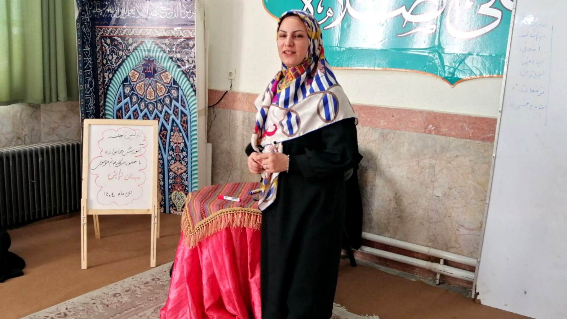 اولین جلسه آموزش خانواده در دبستان نیایش با حضور خانم موسوی
