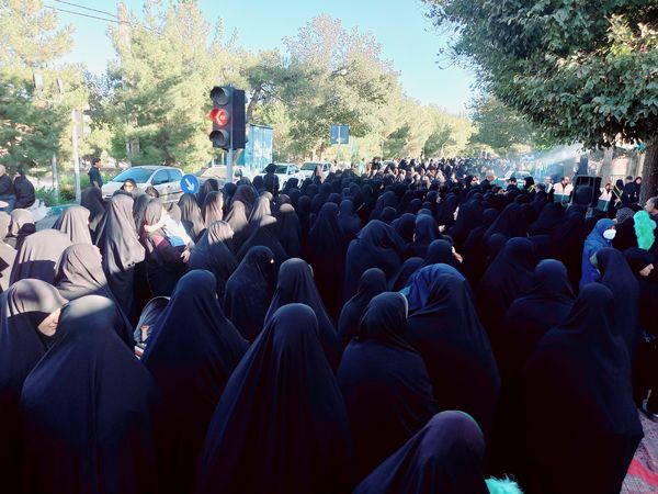 قافله عزاداری به‌مناسبت شهادت امام رضا (ع) در اصفهان 