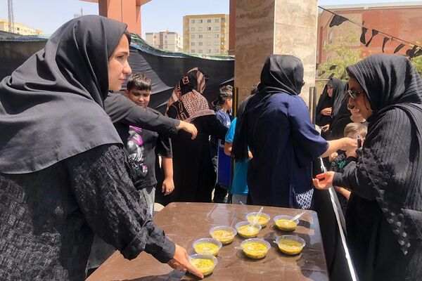 برگزاری مراسم عزاداری دهه آخر ماه صفر به همت هیئت دانش آموزی مدرسه رودکی
