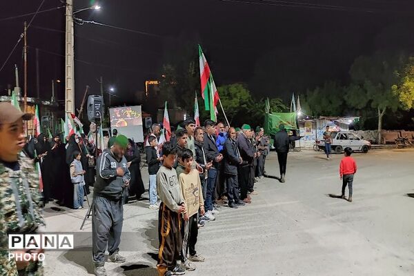 جوشش غیرت انقلابی مردم شهر بار در  اجتماعات شبانه