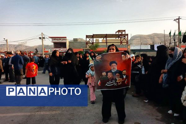 مراسم بزرگداشت شهدای خدمت در باشت