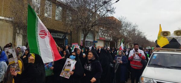 راهپیمایی 22 بهمن راز جرگلان 