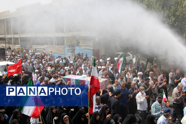 تشییع شهدای حمله رژیم صهیونیستی در یزد