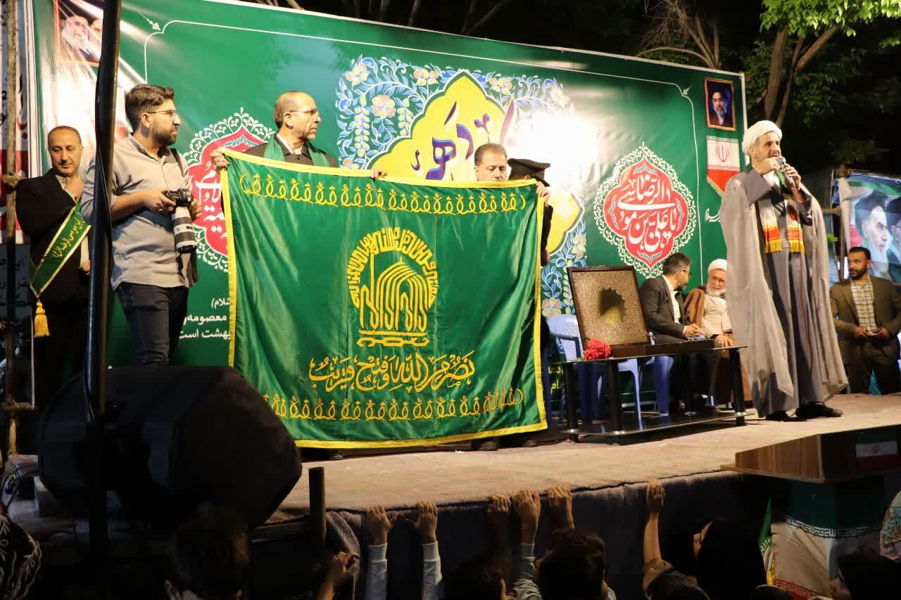 شب رضوی در میدان امام حسین (ع) ابرکوه