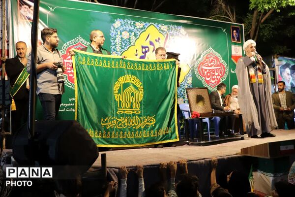 شب رضوی در میدان امام حسین (ع) ابرکوه