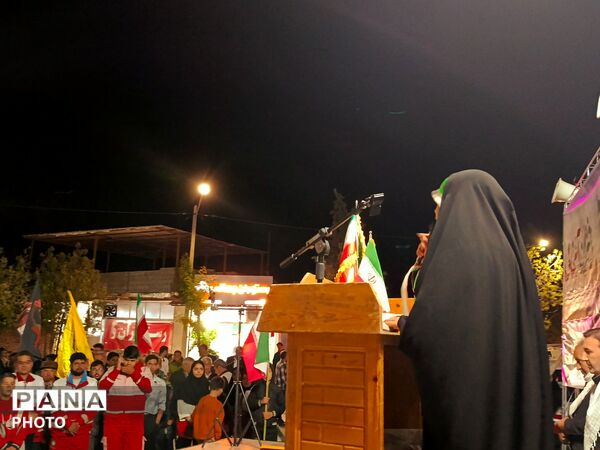 راهپیمایی شهروندان شهرستان مانه 