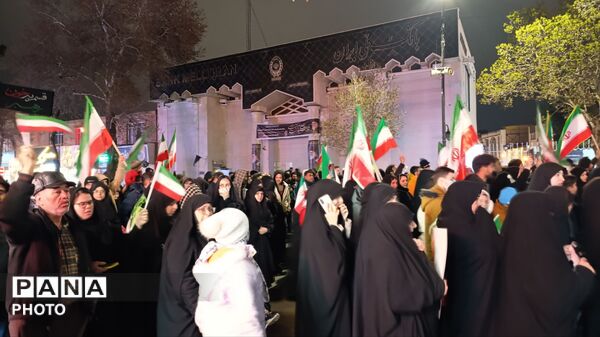 اجتماع بزرگ مردم شهرستان نیشابور و تشییع شهید جنگرمضان