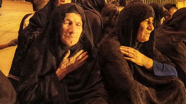 مراسم عزاداری و سینه‌زنی شب دوم محرم در شهرستان مارگون