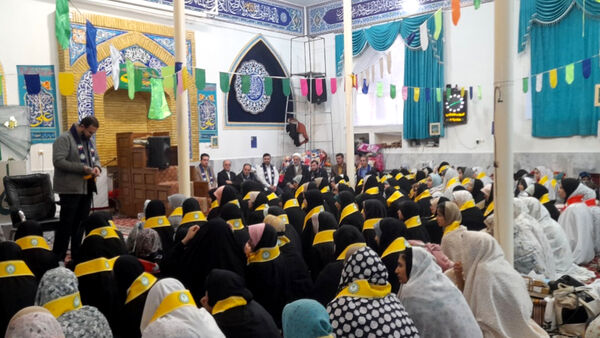 حضور قائم مقام وزیر در سازمان دانش‌آموزی در جمع دانش‌آموزان معتکف شهرستان اسفراین