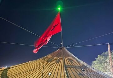 برپایی خیمه اباعبدالله الحسین(ع) در حسینیه بقیه الله الاعظم سرچشمه زارچ