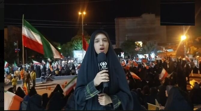 عزاداری نخستین شب محرم در میدان شهرداری قم