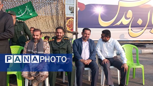 تجمع بسیجیان در بندرعباس