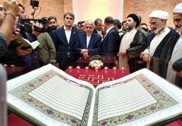 بارگاه شمس تبریزی در خوی افتتاح شد