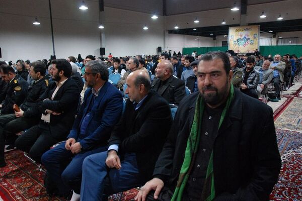 بزرگداشت پنجمین سالگرد شهادت شهید حاج قاسم سلیمانی در مصلی شهر قیامدشت ناحیه یک ری
