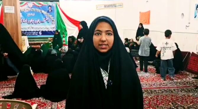 همایش دختران جانفدای ایران در شهر جعفریه