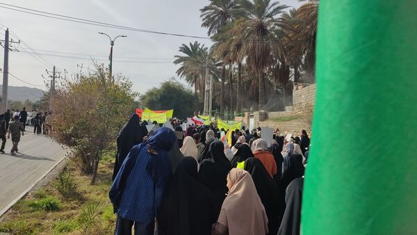 حضور پرشور مردم حاجی‌آباد در راهپیمایی باشکوه ۲۲ بهمن
