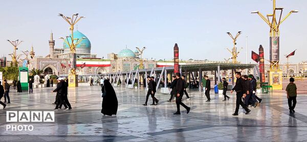 آماده‌سازی حرم مطهر رضوی برای استقبال از آقای شهید ایران 