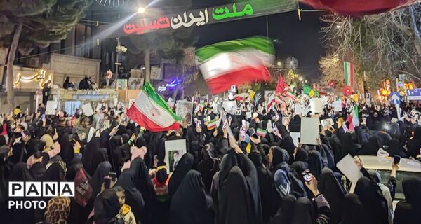 برگزاری سومین روز عزاداری رهبر شهید در نیشابور 