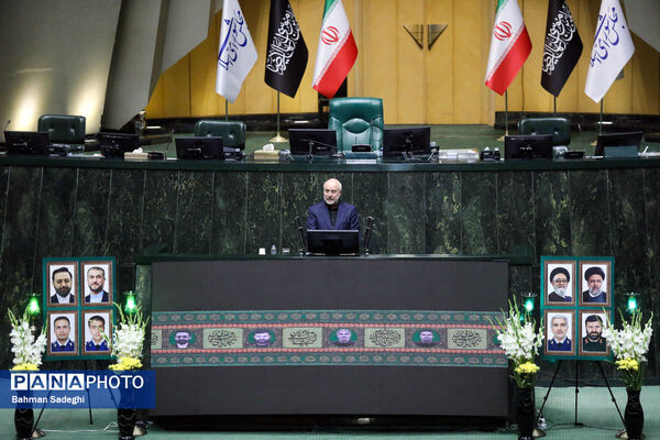 مراسم پاسداشت شهدای خدمت در مجلس