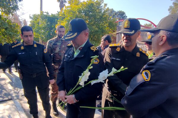 سومین سالگرد شهید علی‌اکبر رنجبر در گلزار شهدای شیراز