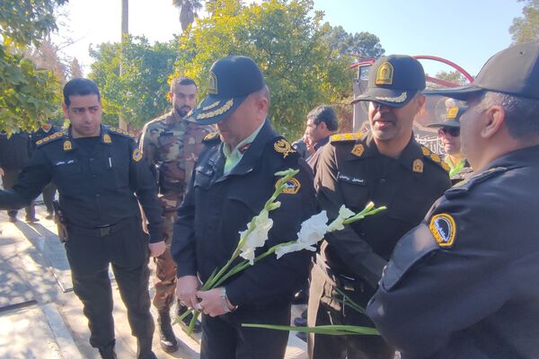 سومین سالگرد شهید علی‌اکبر رنجبر در گلزار شهدای شیراز