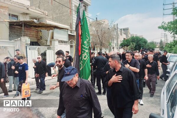 مراسم سوگواری قمربنی هاشم (ع) در شهرک گلشهر چهاردانگه