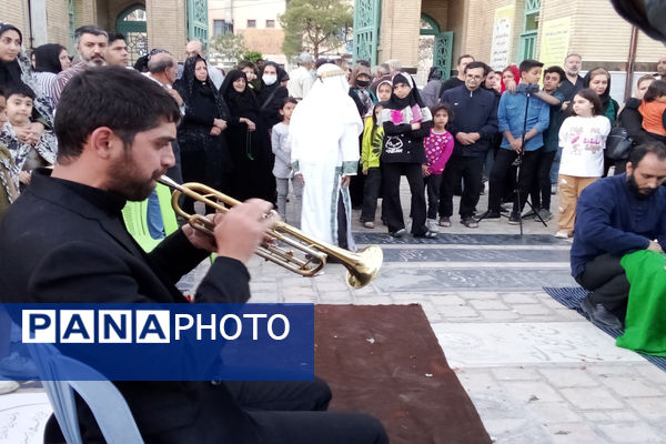 اجرای نمایش «وفای به عهد» به‌مناسبت دهه کرامت در شهرستان رباط کریم