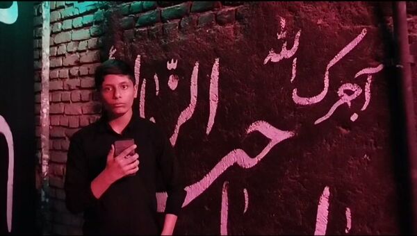 بازدید رئیس شورای شهر و امام جمعه کاشمر از حسینیه حسینی روستای قوژد