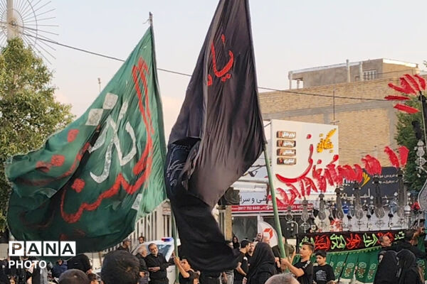 سوگ و ارادت عزاداران حسینی در شهر صغاد