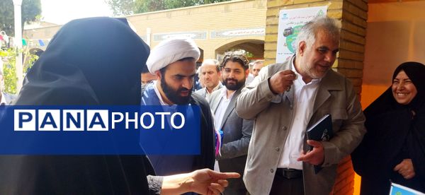 غرفه خبرگزاری پانا و سازمان دانش‌آموزی در مراسم افتتاحیه فعالیت‌های تابستانی