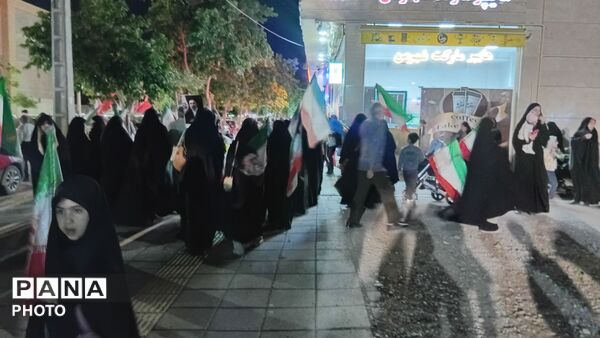 شب نود و هشتم شکوه حضور مردم در پیاده‌روی معنوی قاسم‌آباد